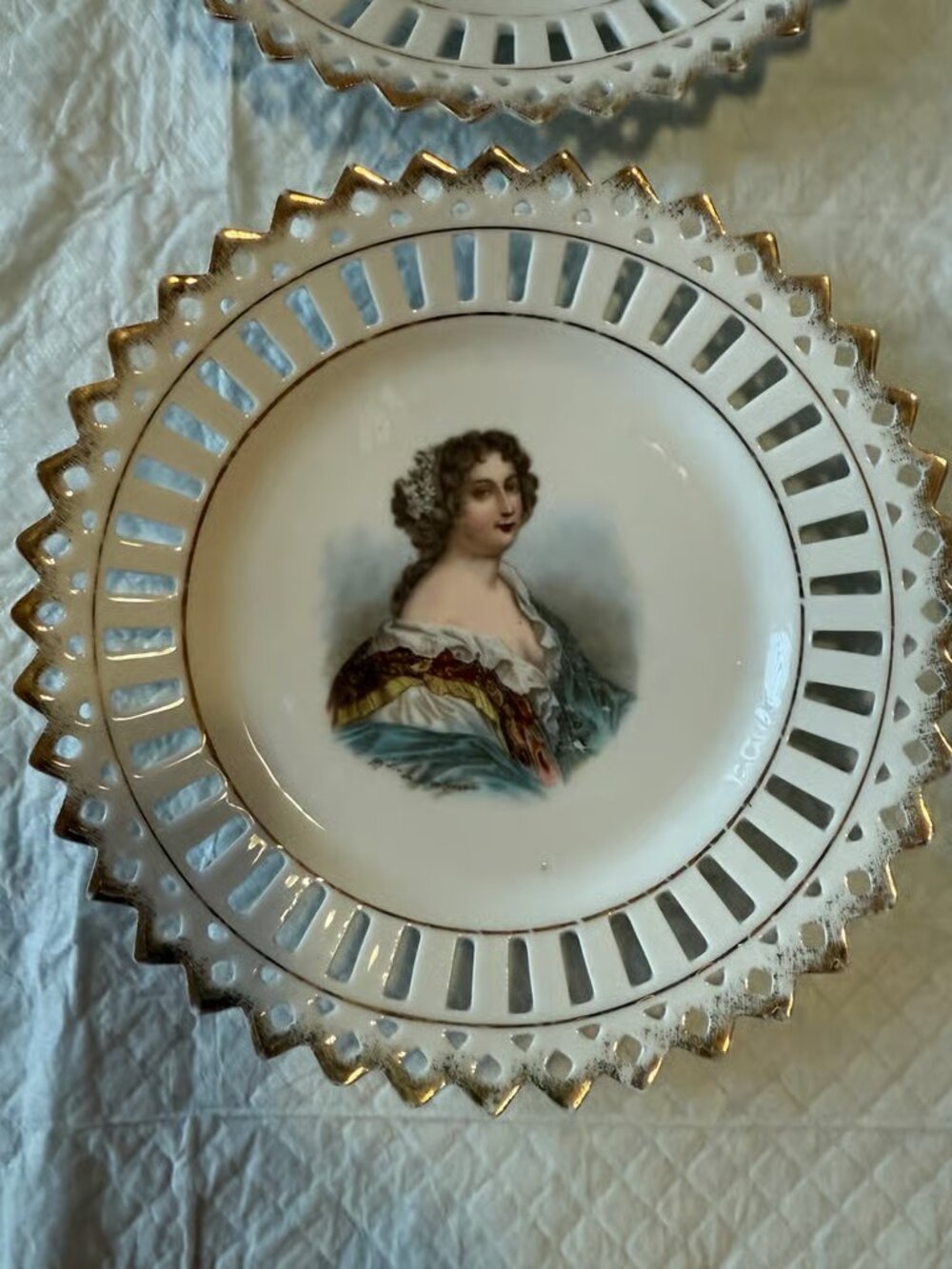 Vintage plate from Medici family in Florence Italy